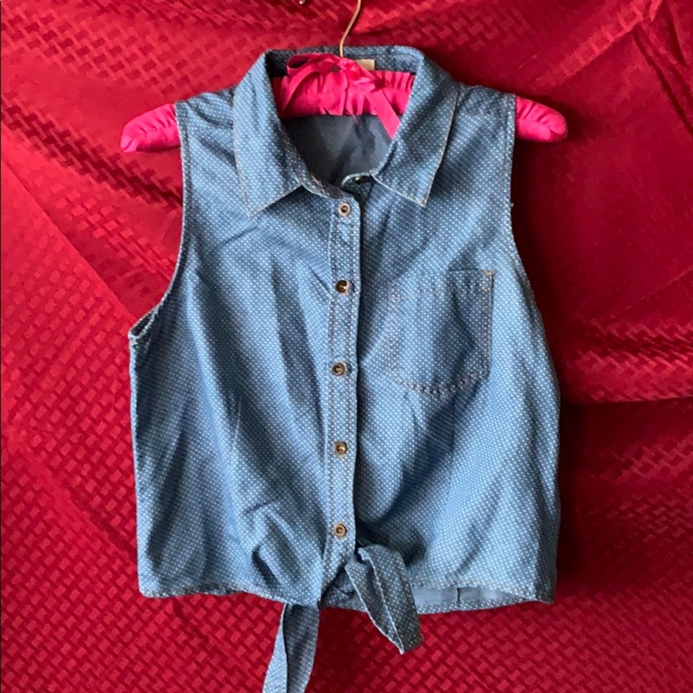 Polk a dot blouse